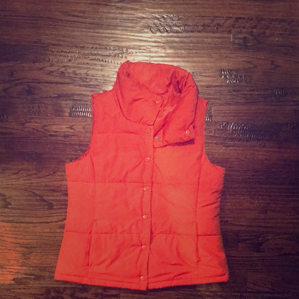 Burnt orange bubby vest